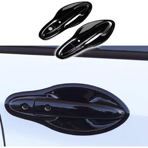 6Pcs ABS Automotive Exterior Door Handle Bowl Cover Trim Protector Outer Door Decoration Frame Trim Front Door Handle Cover Trim Accessories for Honda HRV 2016-2022（Carbon Fiber）