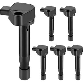 Set of 6 UF242 Ignition Coil Pack Compatible with 1999-2010 Honda Accord Odyssey 1999-2008 Acura CL TL RL 3.0L 3.2L 3.5L V6 Replaces Coils C1221 C1462 GN10168 30520P8EA01 90919-02247 C-511