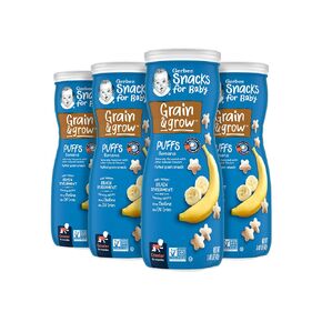 Gerber Baby Snacks Puffs, Strawberry Apple, 1.48 Ounce (Pack of 6)