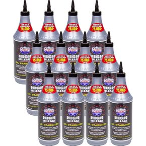 Lucas Oil 10118 High Mileage Oil Stabilizer - 1 Quart (Pack of 12)