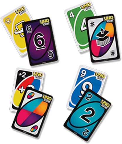 Mattel Games UNO FLIP! Family Card Game, with 112 Cards in a Sturdy Storage Tin, Makes a Great Game for 7 Year Olds and Up in Saudi Arabia