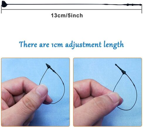 5000 قطعة من البلاستيك، علامة تعليق، قفل سريع، حلقة أمان بيضاء مقاس 7 بوصات، علامة قفل بلاستيكية، علامات قفل المفاجئة لتعليق العلامات، علامات الأسعار أو ملحقات علامات الملابس in Kuwait