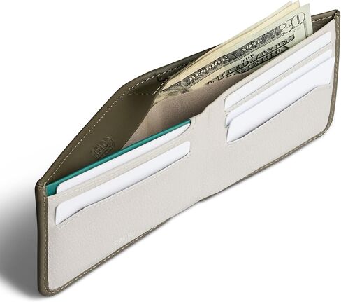 Bellroy Hide & Seek Wallet (Slim Leather Bifold Design, RFID Protected, Holds 5-12 Cards, Coin Pouch, Flat Note Section, Hidden Pocket) in Kuwait