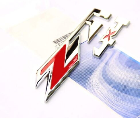 Yoaoo 2Pack OEM Black Red Z71 4x4 Emblems Badges Compatible with Silverado Sierra Tahoe Suburban 1500 2500Hd 3500Hd Decal in Kuwait