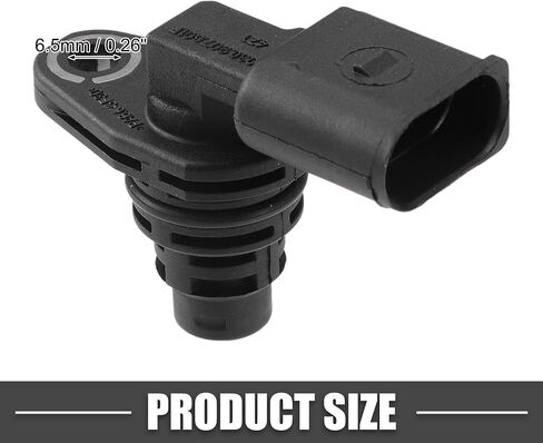 Camshaft Position Sensor No.030907601E Engine Crankshaft Position Sensor for Volkswagen Atlas 2018-2021 ABS Black in Saudi Arabia