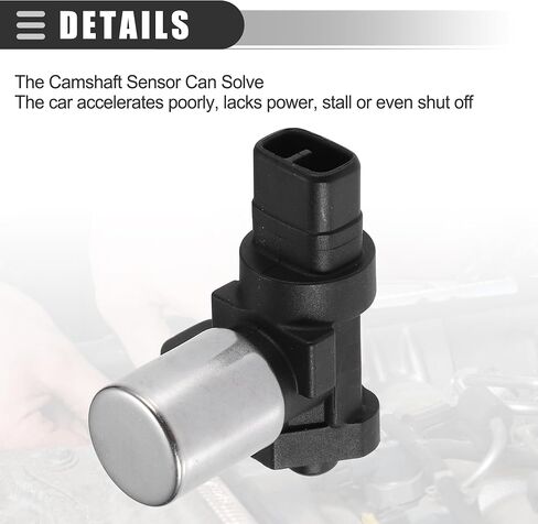 Motoforti CPS Sensor, Engine Camshaft Position Sensor, for Toyota Duet 1998-2004, ABS, Metal, No.1930097204, Black in Saudi Arabia