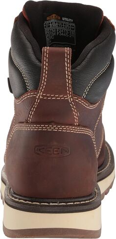 أحذية عمل KEEN Utility الرجالية Cincinnati مقاس 6 بوصة بمقدمة مركبة مقاومة للماء بكعب عريض in Kuwait