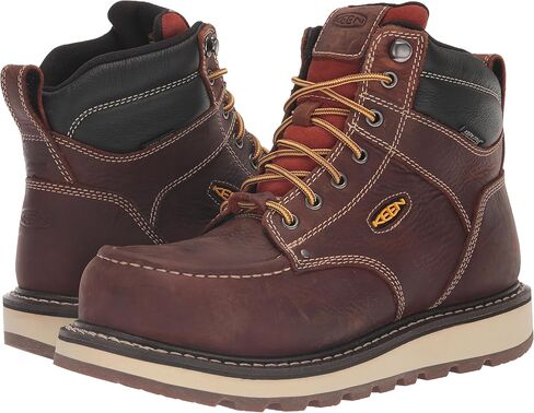 أحذية عمل KEEN Utility الرجالية Cincinnati مقاس 6 بوصة بمقدمة مركبة مقاومة للماء بكعب عريض in Kuwait