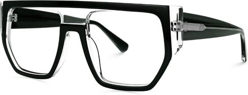 VOOGLAM Aviator Blue Light Blocking Glasses, Fashion Glasses Frame for Women Anti Eyestrain & UV in Saudi Arabia