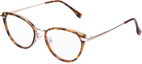 Sumato Oversized Cat Eye Blue Light Glasses Frame with Non-prescription Clear Lenses Eyewear for Women Men in Saudi Arabia