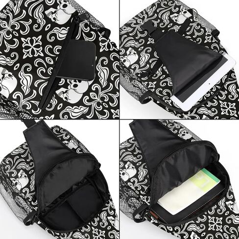 Skull Sling Bag for Women Men Goth Crossbody Shoulder Bags for Women Hiking Chest Daypack Gothic One Strap Sling Backpack Waterproof Travel Sling Bags Black in Saudi Arabia