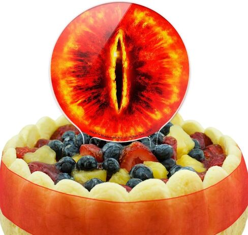 Acrylic Lord of the Rings Eye of Sauron Cake Topper Party Decoration for Wedding Anniversary Birthday Graduation in Saudi Arabia