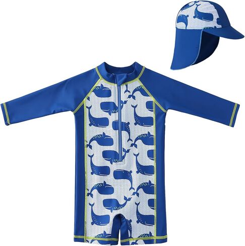 Baby Swimwear One-Piece Swimsuit UPF 50+ -Sun Protective Sunsuit in Saudi Arabia