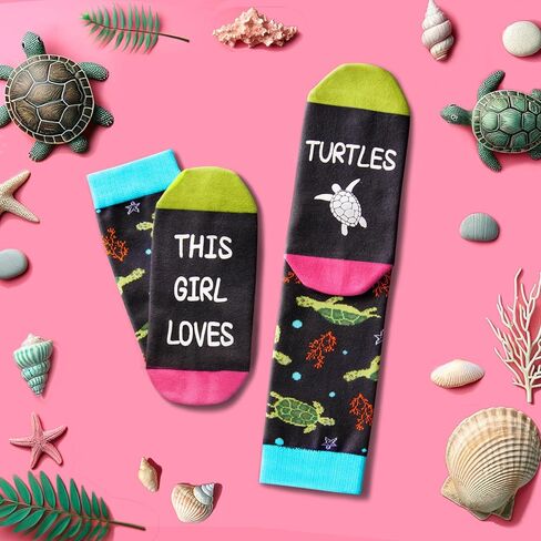 HAPPYPOP Animal Lover Gifts for Women Girls - Funny Frog Octopus Socks Teens, Dolphin Turtle Gifts in Kuwait