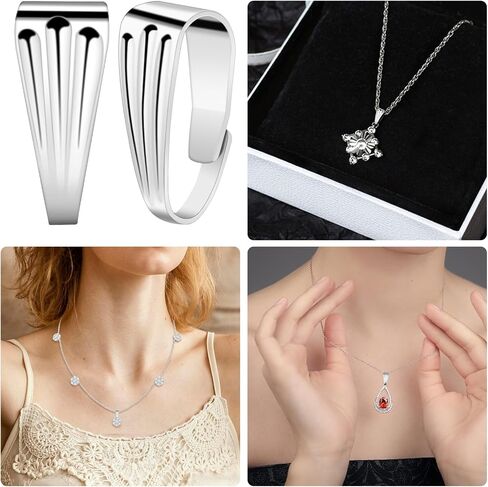 200 Pcs Pinch Bails for Pendants Pinch Bails Clasps Chain Connectors Pinch Bails for Jewelry Making Pendant Clasp Connectors Bails for Necklace Pendant Holder Pinch Bails Charm (Silver) in Saudi Arabia