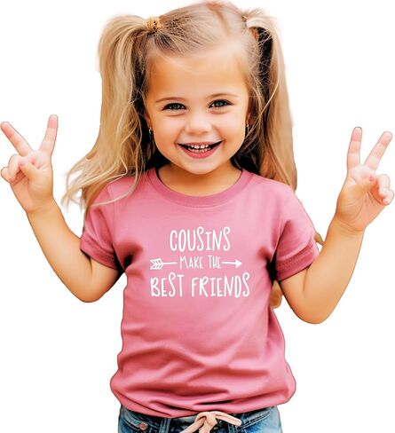 تي شيرت Cousins ​​Make The Best Friend لملابس عائلية ممتعة للأطفال والرضع in Kuwait