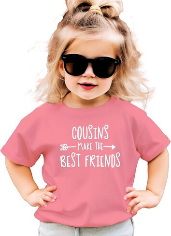 تي شيرت Cousins ​​Make The Best Friend لملابس عائلية ممتعة للأطفال والرضع in Kuwait