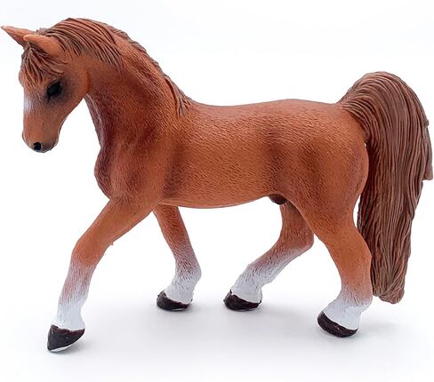Horse Toy for Kids and Toddlers, Farm Animal Horse Figurine for Birthday Cake Topper, Garden Decoration, Party Favors, Kids School Project (Beige) in Kuwait