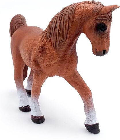 Horse Toy for Kids and Toddlers, Farm Animal Horse Figurine for Birthday Cake Topper, Garden Decoration, Party Favors, Kids School Project (Beige) in Kuwait