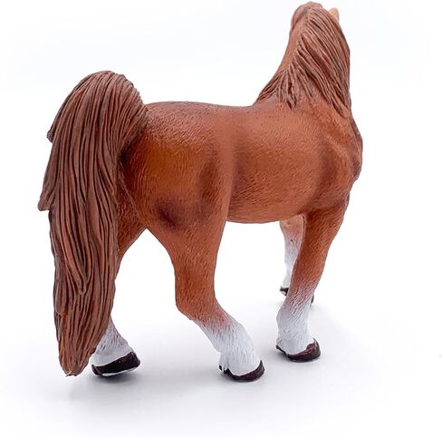 Horse Toy for Kids and Toddlers, Farm Animal Horse Figurine for Birthday Cake Topper, Garden Decoration, Party Favors, Kids School Project (Beige) in Kuwait