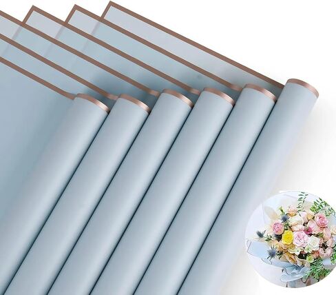 Tonsiv 20 Sheets Flower Wrapping Paper - Waterproof Floral Wrapping Paper Bouquet Wrapping Paper for Florist Supplies Packaging Paper for Wedding Birthday Gift - (23in*23in) in Saudi Arabia