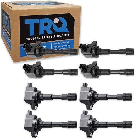 TRQ Ignition Coil Set Compatible with 2013-2014 Acura ILX 2012-2013 Honda Civic 2010-2014 Insight in Saudi Arabia