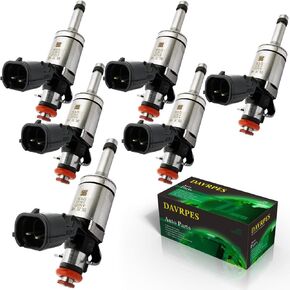 6PCS BL3E-HB Fuel Injector Fuel Spray Nozzle 6 Holes Disc Engine For Ford F150 3.5L, Transit 350 3.2L 3.5L 3.7L, Expedition 3.5L V6 Replace#BL3E-9F593-HA｜BL3E-9F593-HB｜BL3Z-9F593-B｜BL3Z9F593B
