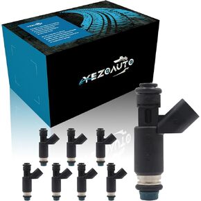 Fuel Injector 2171626 Compatible with Chevrolet Silverado 1500 02-06; Suburban 1500 02-06; Tahoe 02-06 & GMC Sierra 1500 02-06; Yukon 02-06; Savana 1500 2007 & More (8PCS)