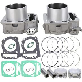 420929650 Cylinders Piston Gasket Kits Bore 91mm 2 Set Applied for Can-Am BRP Commander Maverick Outlander 1000 Replacement Parts
