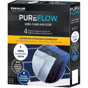 Pureflow HEPA Cabin Air Filter PC99334HX | Fits 2018-22 Audi Q5, 2017-22 Q7, 2017-21 A4, 2017-22 A4 Quattro, 2018-22 A5 Quattro, 2019-22 Porsche Cayenne