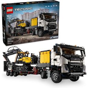 LEGO Technic Volvo FMX Truck & EC230 Electric Excavator Building Toy, Volvo Truck Toy with 2 Model Vehicles, Great Gift for Boys and Girls Ages 10 and Up Who Love Heavy Duty Construction Models, 42175