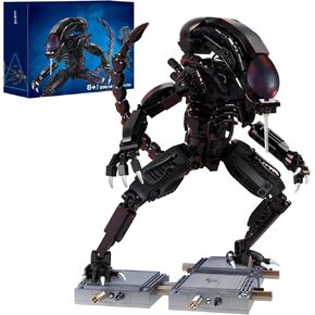 Xenomorph Action Figure Building Kit Compatible with Lego Sets for for Adults,Horror Halloween Toys for Boys 8-12,14 Years Up 616 pcs