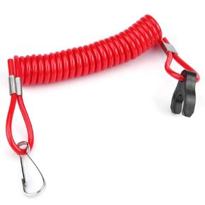 Engine Kill Switch Lanyard,Boat Safety Harnesses Outboard Engine Ignition Emergency Kill Stop Switch Safety Tether Lanyard for Tohatsu