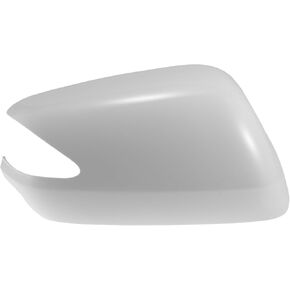 X AUTOHAUX Car Rear View Right Passenger Side Mirror Cover Cap Replacement White for Honda Fit 2009-2013 Fits W/Turn Signal Models Mirror Guard Covers Exterior Decoration Trims
