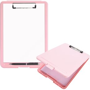 Flybold Blue Clipboard with Storage - Smooth, Sturdy and Durable Clipboard - Versatile Storage Clipboard Heavy Duty - Unique Design, Safe and Easy to Use - Spacious Compartment, 13.3x9.4 in