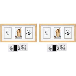 Kate & Milo Our Little Miracle Sonogram Frame, Classic Wooden Picture Frame, Gender-Neutral Baby Nursery Décor