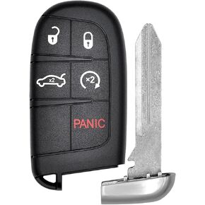 Key Fob Replacement for 2011-2018 Dodge Charger & Chrysler 300/ 15-18 Challenger/ 14-16 Dart Car Keyless Entry Remote Control, M3N-40821302 M3N40821302, 5 Btn