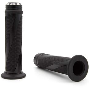 7/8" 22mm Motorcycle Hand Grips Handlebar for YZF R1 R6 R6S R3, YFM700 YFM660 Raptor 700R 600 450 350 Warrior YFM350X, MT07 MT09 MT10, NINJA 250R ZX6R 636 ZX6RR ZX10R ZX7R ZX9R ZX12R ZX14R