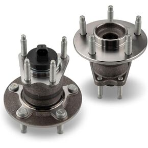 PHILTOP 512285 Rear Wheel Hub Bearing Assembly for Aura 2007-2009, Cobalt 2009-2010 2.0L, G6 2005-2010, HHR, Malibu, Wheel Bearing 5 Lugs 2PCS