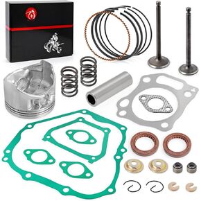 Engine Top End Rebuild Kit Oversize 0.25mm Piston & Ring Intake Exhaust Valve & Seal SPRING Gasket For YAMAHA Golf Cart G21 G22 G27 G28 YDRA 2000-2013