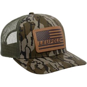 Leupold Leather Flag Trucker Bottomland Camo/Green (172600)