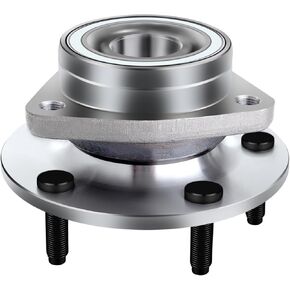 OCPTY Wheel Bearing Hub Front 5 Lugs Replacement fit for Ram 1500 1994-1999 Bearing Assembly 515006 (2PCS)