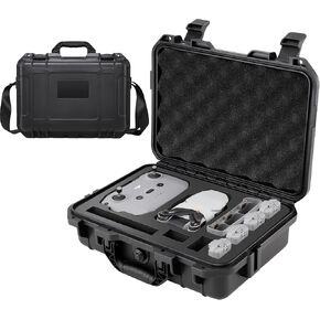 Waterproof Hard Case for DJI Mini 4K/ Mini 2/ Mini 2 SE Drone – IP67 Rated, Mini 4K Travel Shoulder Bag, Compatible with Mini 4K Fly More Combo & Accessories