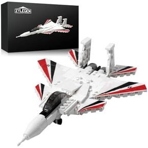 ZYLEGEN Fighter Building Set, Military Fighter Jet Building Block, F15 Wars Aircraft Jet Blackbird Building Kit for Children and Adult，Christmas, Holloween, Birthday Gift(232Pcs)