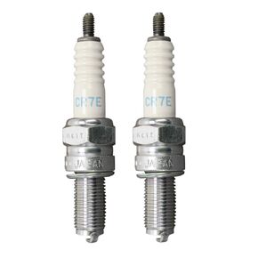 Stevens Lake Parts 2 New Spark Plugs Fits Kawasaki Brute Force 650 750 4x4 KVF 650i Fits NGK CR7E
