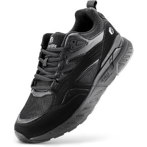FitVille Extra Wide Walking Shoes Women Wide Width Workout Sneakers with Arch Support for Flat Feet Heel Pain Relief - Rebound Core V9