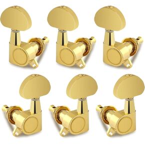 Bogart Sealed String Tuning Pegs Tuning Machines Grover Machine Heads Tuners Tuning Keys 3 Left 3 Right for Acoustic Guitar or Electric Guitar Half TP 02 CR 3L 3R Guitar Tuning Pegs