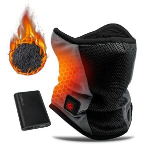 Heated Balaclava Ski Mask Warm Face Mask for Cold Winter Women Men Warm Gift