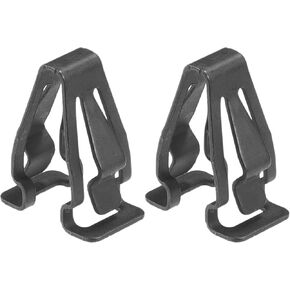 X AUTOHAUX 2pcs Black Iron Sun Visor Cap Clip Clip Retainer No.DS7Z-9904132-A for Ford Transit 2015-2022 for Ford for Mustang 2015-2022 for Ford Edge 2015-2022