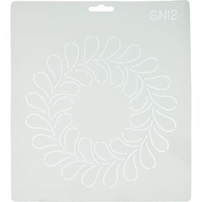 Quilting Creations Open Feather Wreath Quilt Stencil